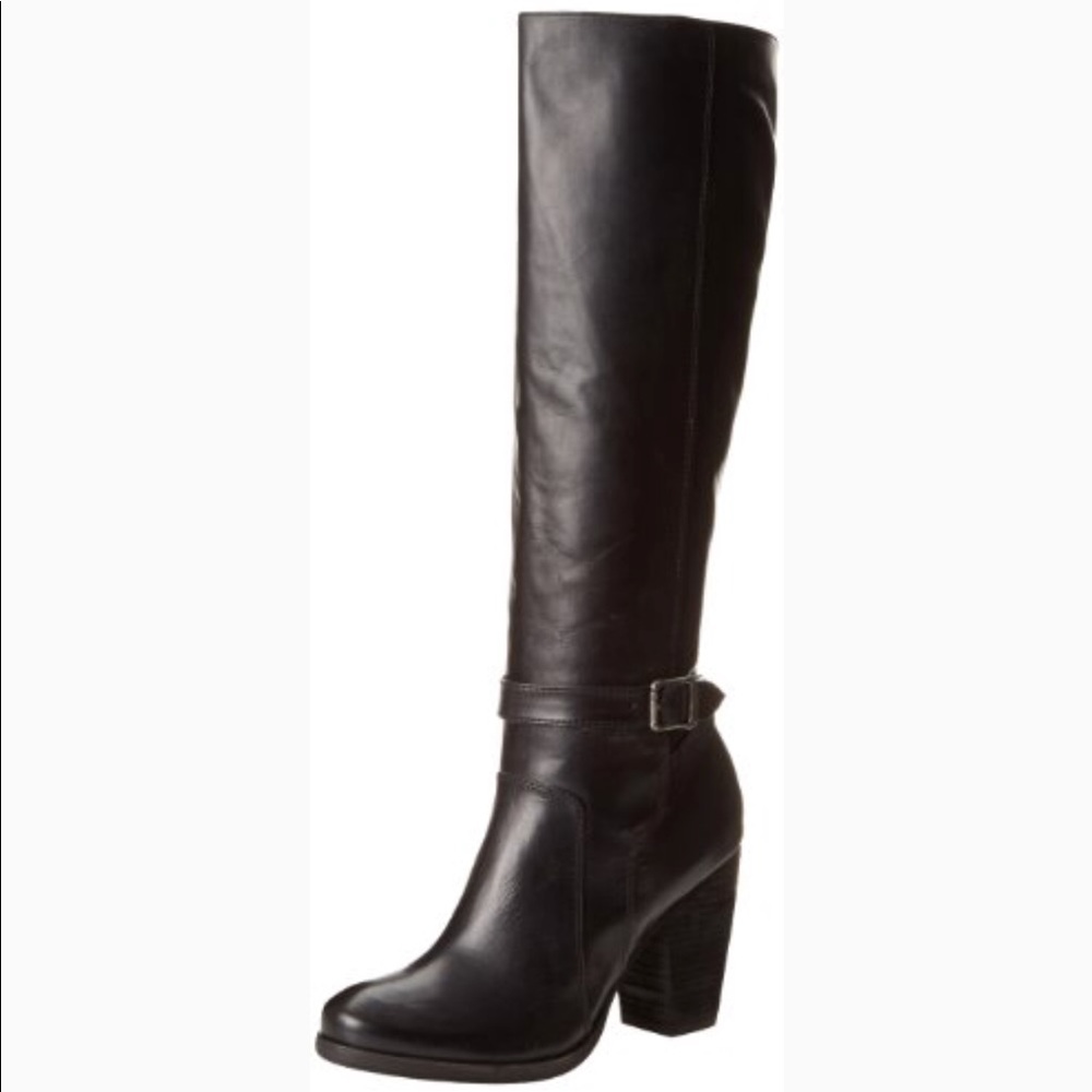 Frye Patty Riding Tall Black Leather Boot Size 5.5